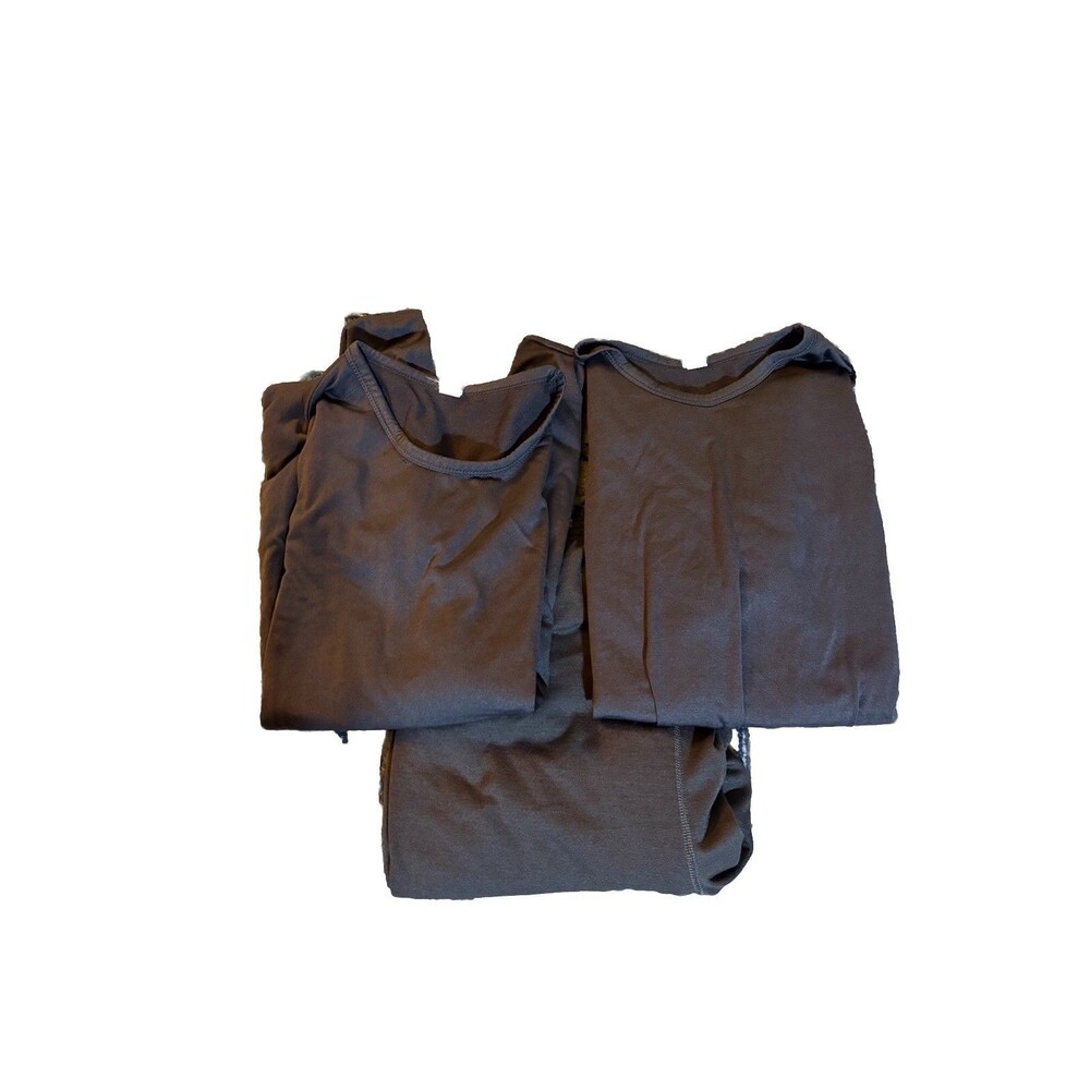 Arctic Trail Men's Xtra Large Gray Long John’s LS Shirt And 2 Pair Pants